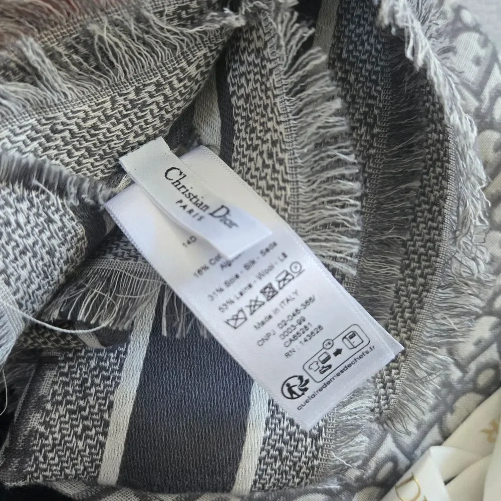 Dior Shawl Scarf new + box